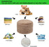 20x14 Inch Asuprui Unstuffed Ottoman Pouf Cover Lightweight Foot Rest, Floor Bean Bag Chair, Storage Pouf for Living
