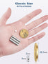 SMARTAKE 45 Pcs Refrigerator Magnets, 6x2mm Small Round Fridge Magnets, Multi-Use Premium Neodymium Office Magnets for Fridge, Whiteboard, Billboard in Home, Kitchen, Office and School (Silver)
