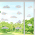 STICKERGURU 16 Pieces Cloud Window Clings - Non Adhesive Vinyl Decals to Save Birds from Collisions, Rainbow