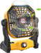 Camping Fan with LED Lantern, 10400 mAh Rechargeable Battery Powered Fan with 270° Head Rotation for Travel