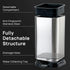 Kitchen Utensil Holder for Countertop Organizer, Stainless Steel Storage Caddy for Flatware, Medium Silvery
