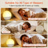 Sunset 30 12 Dimmable Sunrise Alarm Clock White Noise Machine, Simulation, Soothing Sounds, Color Night Light, Sunlight