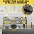 Valdama 304 Kitchen Sink Caddy Organzier with Sponge Holder and Removable Drip Tray for Kitchen Sink, Stainless Steel