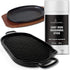 Culina Cast Iron Seasoning Stick, 100% Organic Ingredients for Non-stick Cooking & Restoring Cast Iron Cookware
