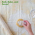 Regency Wraps Natural Pastry Cloth, 20"x24" with 15” Rolling Pin Cover, 100% Cotton