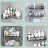 4PCS Shower Caddy Adhesive Sticker Replacement Hook for Corner Shower Caddy Bathroom Rack Shelf Soap Dish Basket Wall