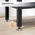 2-Tier BF91UBZ01 HOOBRO Small Side Table with Charging Station, End Table with USB Ports and Outlet, Nightstand