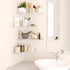 8x11.8 Inch Set 4, Sezanrpt Clear Corner Shelf Wall Mount of Acrylic Corner Floating Shelves, Wall Organizer Shelf