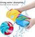 Catalonia Mermaid Hooded Bath Towel for Girl 2-6 Years Old, 100% Cotton Swim Poncho Towel, Sand Proof Beach Pool Towel