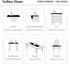 36 Inches 100% 14 36 Inch Solino Home Stripe Linen Table Runner - Pure Linen Black and White Farmhouse Table Runner x
