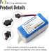 MULS Rechargeable Battery for AIRROBO P20 Robot Vacuum Cleaner, 14.4V