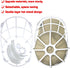 Hat Cleaner - Hat Cage for Washing, Laundry Wash Bags for Baseball Caps, Cap Washer Frame for Washing Machine or