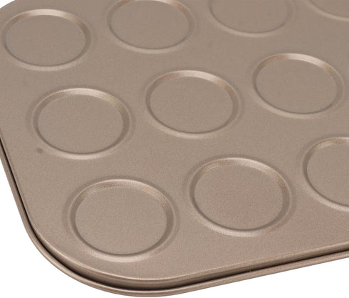 Muffin Cupcake Pan for Baking, Small Whoopie Pie Pan, Carbon Steel Bakeware for Muffins, Moon Pie, Cookies