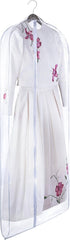 Handy Laundry Clear Vinyl Gown Bag, Set of 2 (24 X 65 Inches) for Coats, Suits, Dresses, Dust-Free