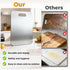 Kacitalone Board,100% Tavano Titanium Cutting Pure Titanium Cutting Boards for Kitchen,Double-side Available Cutting