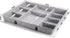 Welaxy Drawer Organizer Trays with 9 Compartments, Multi-Purpose Storage Box for Home Office Desk Closet Bathroom