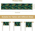 13x36 inches Peacock Table Runner Green Feathers Pattern Table Runner Table Cloth Decoration Dresser Garden Farmhouse