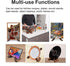 Cross Design Cookbook Stand: Beautiful Wooden Recipe Holder for Kitchen Decor