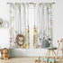 SGLyuliang 42x54 Inches, 75% Nursery Curtains Jungle Safari Theme with Giraffe Print, Kids Room Classroom Decor