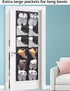 Closet 12 16, KIMBORA Boots Hanging Shoe Organizer for Extra Large Mesh Pockets Over The Door Shoe Rack for Men Shoes