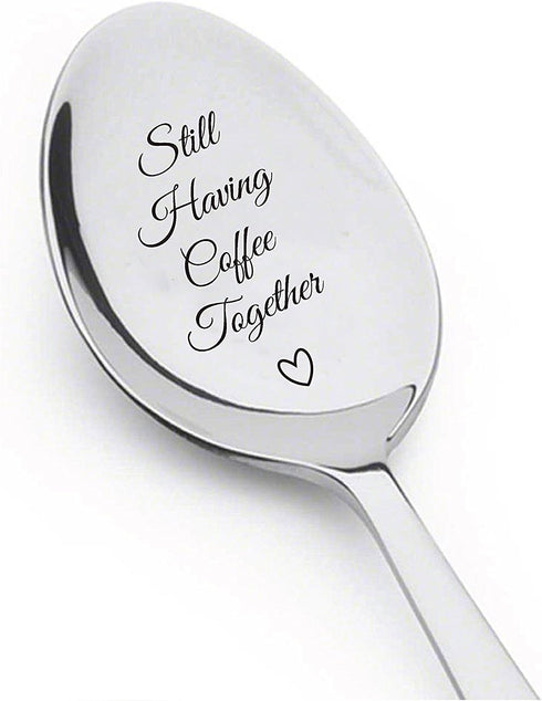 Stainless Steel Coffee Spoon – Couple Gifts – Anniversary Gift for Husband, Boyfriend