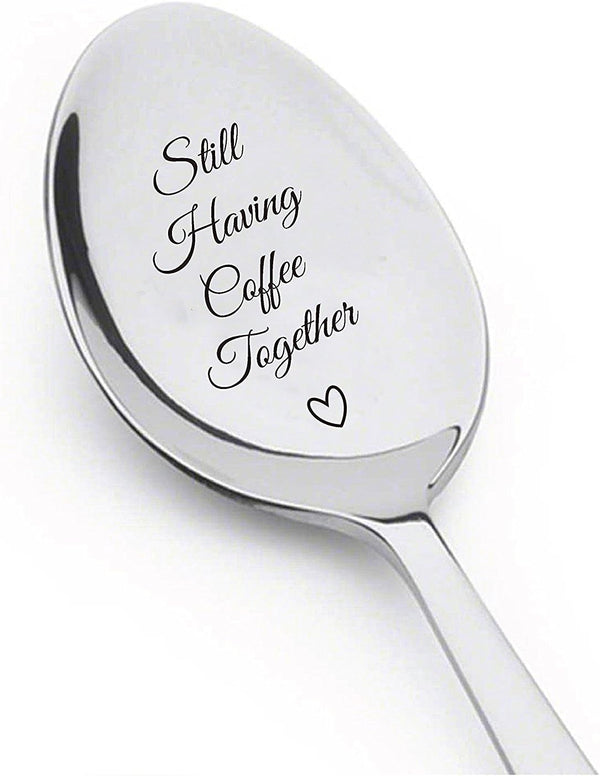 Stainless Steel Coffee Spoon – Couple Gifts – Anniversary Gift for Husband, Boyfriend