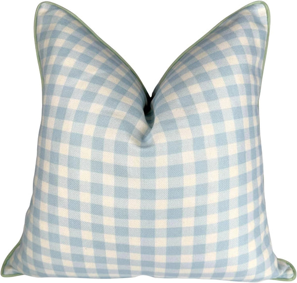 Jillien Harbor The Charlie Decorative Pillow Cover Blue and White Accent Pillow
