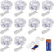 ZNYCYE 10 Pack Fairy Lights Battery Operated, 10ft 30 LED String Lights 8 Modes with Timer Waterproof for DIY Wedding