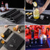 Small Bar Mat, 6" x 12" PVC Black Coffee Mat for Home Bar Essentials, Spill Mat for Kitchen Countertop, 1 PCS