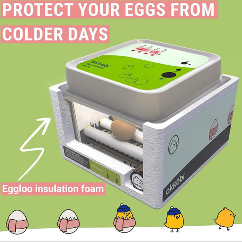 OBI-12 12 Egg Incubators for Hatching Eggs Incubator for Eggs with Automatic Egg Turner - Brooder for Chicken Eggs