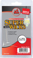 Ner Mitzvah Self Standing Cotton Wicks for Glass Oil Cup, Large Tabs, 2.5 inch Wicks (Pack of 50)