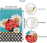 Welcome Ladybug Daisy Flowers Garden Flag - Vertical Double-Sided 12.5x18 Inch Watercolor Painting for Spring