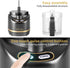 La Reveuse Electric Mini Food Processor with 200 Watts, 2-Cup Prep Bowl for Mincing, Chopping, Grinding, Blending
