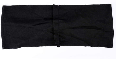 Tosnail 50 Pack Spandex Chair Sashes - Black Wedding Chair Decoration Party Covers