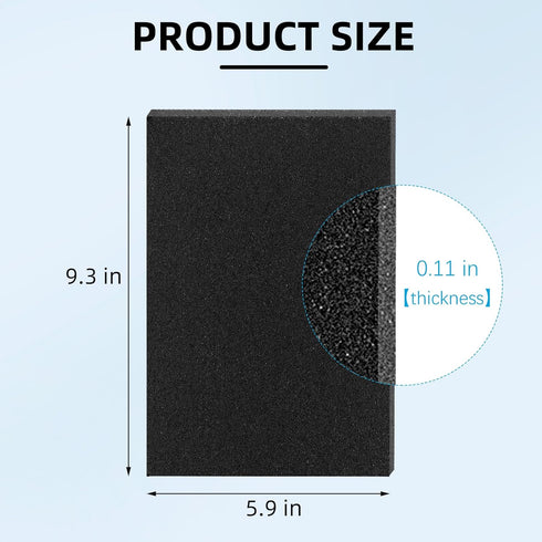 HAPF600 HEPA Filter Replacement for Holmes Air Purifier Filter B, Compatible with HAPF8650, HAP615, HAP625 (3 Filters)
