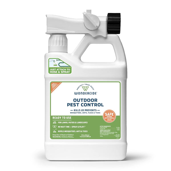 Wondercide EcoTreat Outdoor Pest Control Spray - Natural Essential Oils Mosquito, Ant, Insect Repellent - 32 oz