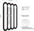 Demi's Home Magnetic Coffee Pod Holder for Nespresso Vertuo Capsules, Transparent Fridge Mount