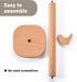 Cute Bird Wooden Paper Towel Holder, Free Standing Kitchen Roll Stand Organizer, Housewarming Gift for New Home