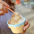 4 9 oz Summer Honeydak Pcs Ice Cream Ceramic Bowls Waffle Ice Cream Cups Reusable Sundae Dessert Snack Containers
