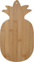 Pineapple Shaped Bamboo Serving and Cutting Board, 12.75” x 7” for Appetizers, Cheeses, and Decoration