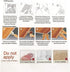 Self-Adhesive Vintage Peel-Stick Wallpaper, 17.7inch by 98inch, Removable Backsplash Shelf Liner Vinyl Flooring