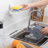LEVERLOC Soap Dish Holder for Shower | Suction Cup Wall Mounted Self Draining Bar Soap Sponge Holder