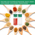 Supkiir 50Pcs 3.3 oz/100ml Plastic Spice Jars, Spice Containers with Shaker Lids Bottles Seasoning Shaker Jars