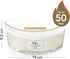 WoodWick Ellipse Scented Candle, Linen, 16oz - Up to 50 Hours Burn Time