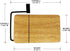 9 6" Prodyne Thick Beechwood Cheese Slicer, " x x "