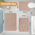 Buganda Memory Foam Bathroom Rug Mat, 30x20, Extra Soft Non-Slip Bath Mats for Tub and Shower, Camel