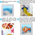 9 Sheets Summer Window Clings, Ocean Themed Tropical Fish Double-Sided Decals for Home Office Bathroom Decor
