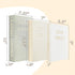 Set 3 Aesthetic Decorative Books, of Linen Fake Book Boxes, Faux Book Decor for Coffee Table, Bookshelf, Entryway