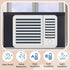 Pangda 2 Pcs Insulated Foam Panels Kit for Window Air Conditioner, 17 x 9 x 7/8 Inch (Black)
