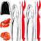 Artcom 7 Piece Seafood Tools Set - 2 Crab Crackers, 2 Lobster